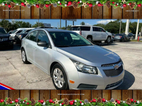 2013 Chevrolet Cruze for sale at Mars Auto Trade LLC in Orlando FL