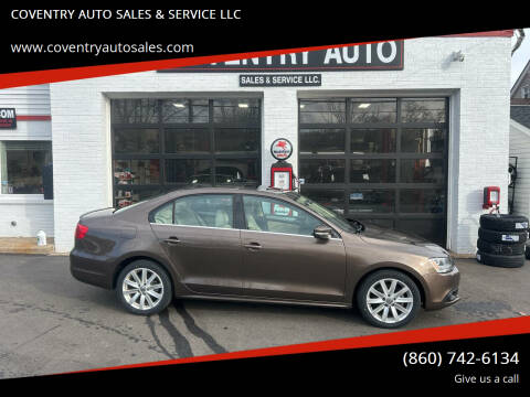 2011 Volkswagen Jetta for sale at COVENTRY AUTO SALES & SERVICE LLC in Coventry CT