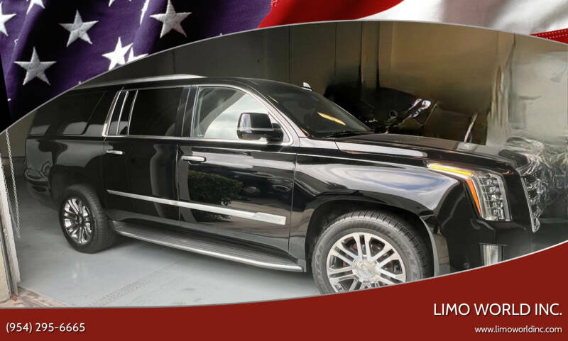 2018 Cadillac Escalade ESV for sale at Limo World Inc. in Seminole FL