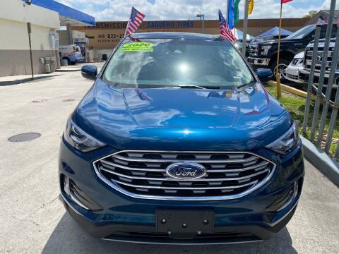 2020 Ford Edge for sale at Navarro Auto Motors in Hialeah FL