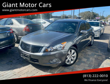 2009 Honda Accord for sale at Giant Motor Cars in Tampa FL