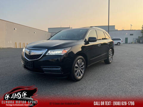 2014 Acura MDX for sale at Elmora Motor Sport in Elizabeth NJ