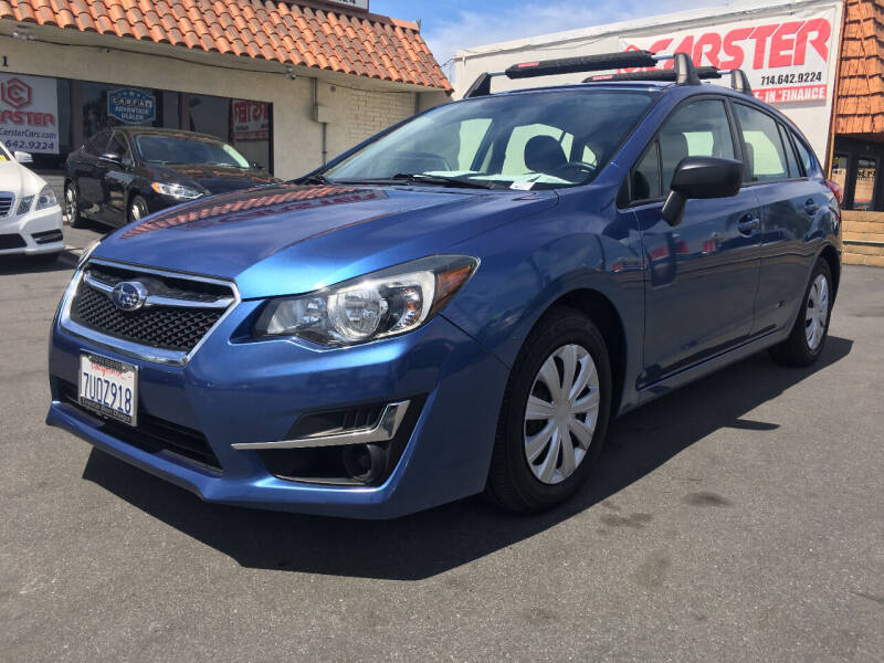 2015 Subaru Impreza for sale at CARSTER in Huntington Beach CA