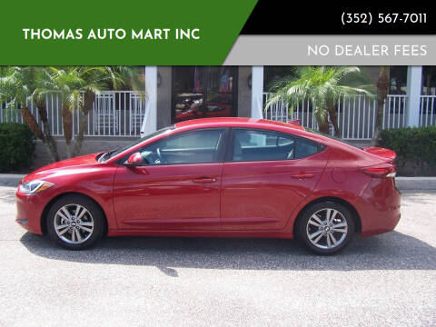 2017 Hyundai Elantra for sale at Thomas Auto Mart Inc in Dade City FL