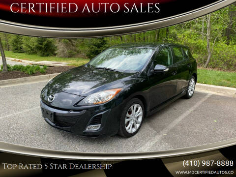 2010 Mazda MAZDA3 for sale at CERTIFIED AUTO SALES in Gambrills MD