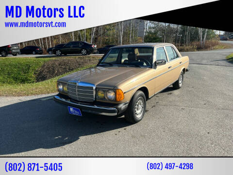 1985 Mercedes-Benz 300-Class for sale at MD Motors LLC in Williston VT