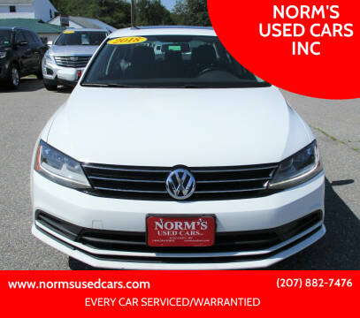 2018 Volkswagen Jetta for sale at NORM'S USED CARS INC in Wiscasset ME