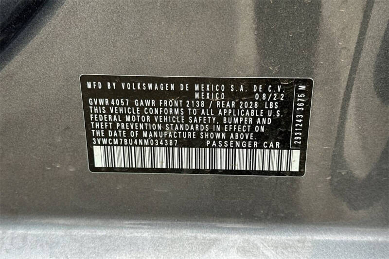 2022 Volkswagen Jetta S