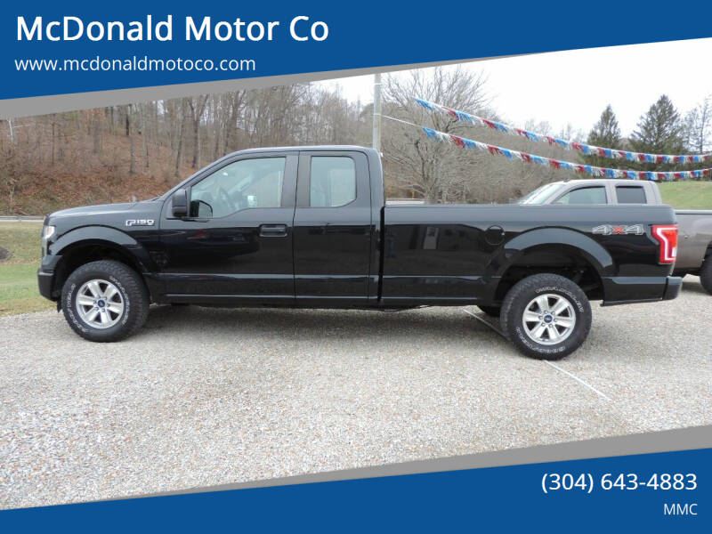 2016 Ford F-150 for sale at McDonald Motor Co in Harrisville WV