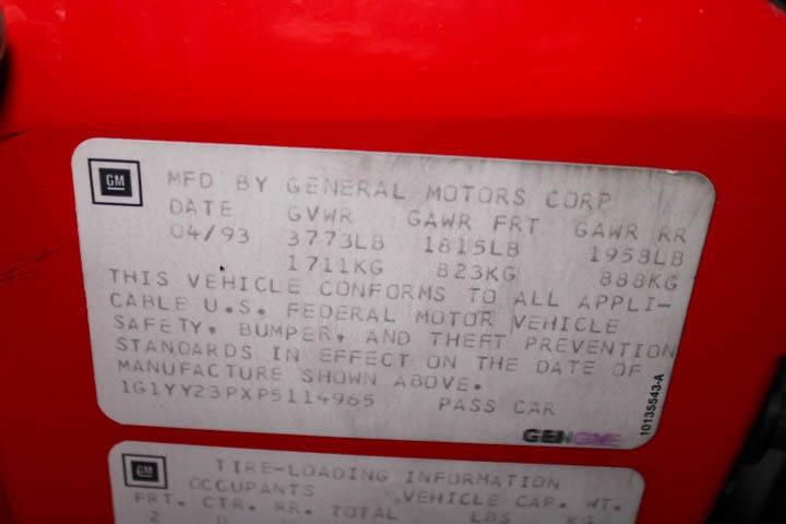 1993 Chevrolet Corvette