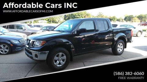 2010 Nissan Frontier for sale at Affordable Cars INC in Mount Clemens MI