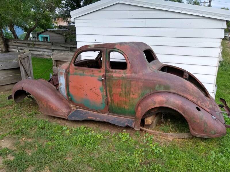 1936 Plymouth 2 Door Coupe for sale at MOPAR Farm - MT to Un-Restored in Stevensville MT