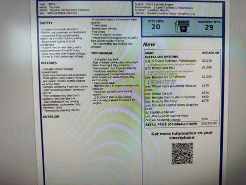 2003 Porsche Boxster