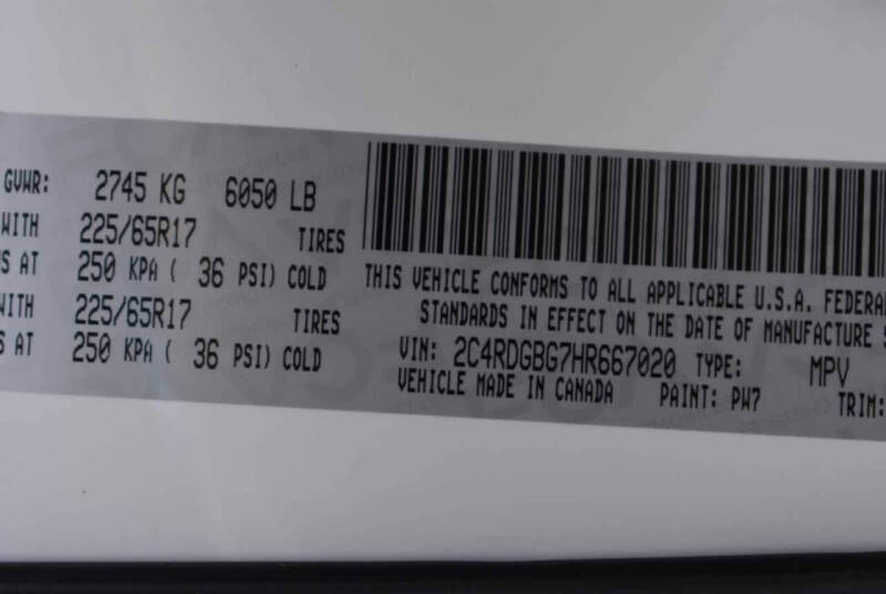 2017 Dodge Grand Caravan SE
