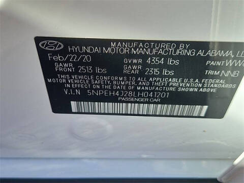 2020 Hyundai Sonata Limited