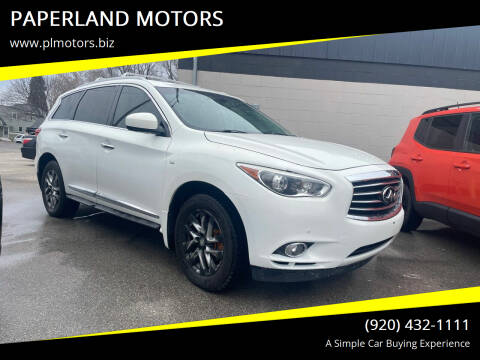 2014 Infiniti QX60 for sale at PAPERLAND MOTORS in Green Bay WI