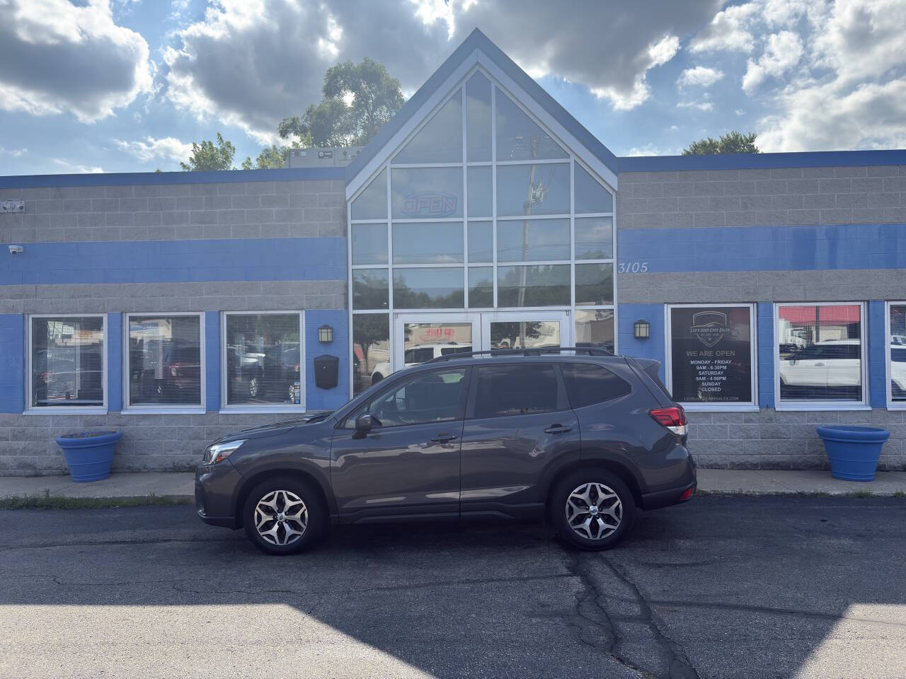 Gray 2020 Subaru Forester Premium AWD Premium 4dr Crossover 2