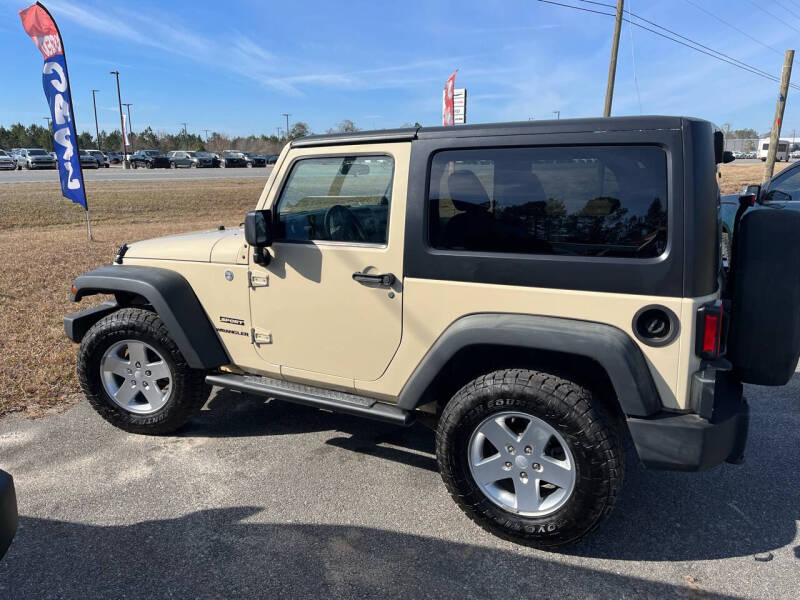 2012 Jeep Wrangler for sale at Sapp Auto Sales in Baxley GA