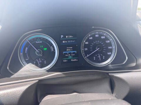 2021 Hyundai Sonata Hybrid Blue