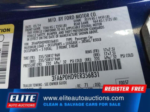 2014 Ford Fusion SE