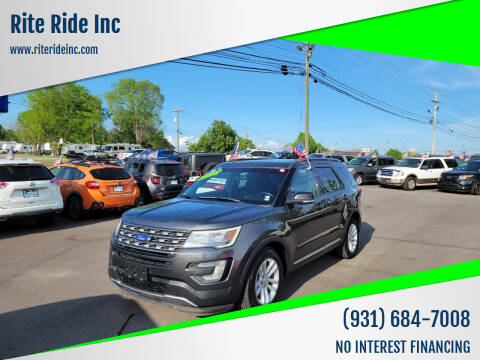 2016 Ford Explorer for sale at Rite Ride Inc 2 in Shelbyville TN