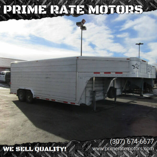 2014 ALUM-LINE 20FT CARGO/STOCK TRAILER for sale at PRIME RATE MOTORS in Sheridan WY