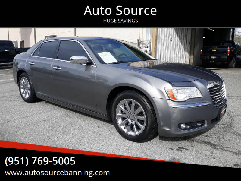 2012 Chrysler 300 for sale at Auto Source in Banning CA