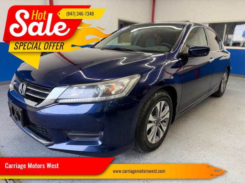 2013 Honda Accord for sale at Carriage Motors West in Fox Lake IL