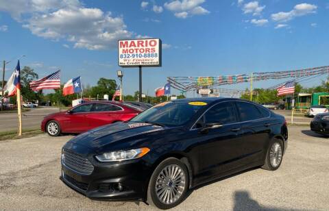 2014 Ford Fusion for sale at Mario Motors in South Houston TX