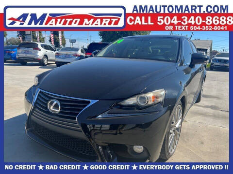 2014 Lexus IS 250 for sale at AM Auto Mart Marrero LLC in Marrero LA