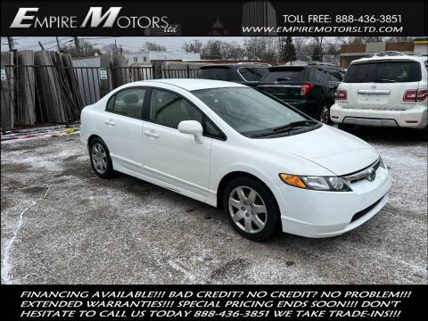 2007 Honda Civic for sale at Empire Motors LTD in Cleveland OH