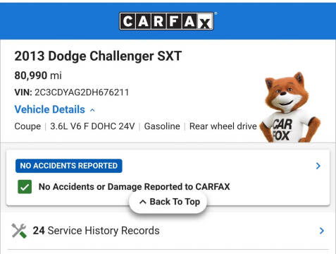 2013 Dodge Challenger SXT