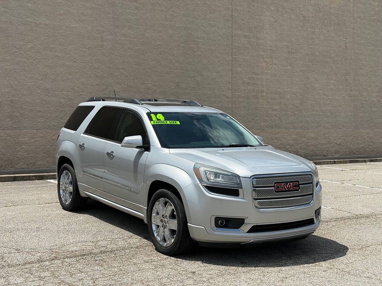 Silver 2014 GMC Acadia SUV / Crossover All-Wheel Drive 6-Speed Automatic