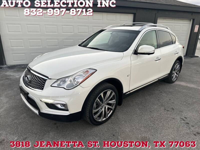 2017 Infiniti QX50 for sale at Auto Selection Inc. in Houston TX