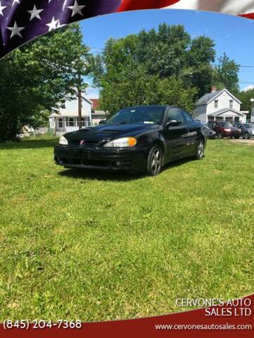 2003 Pontiac Grand Am for sale at Cervone's Auto Sales LTD in Beacon NY