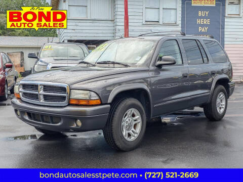 2003 Dodge Durango for sale at Bond Auto Sales of St Petersburg in Saint Petersburg FL