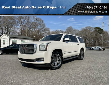 2016 GMC Yukon XL for sale at Real Steal Auto Sales & Repair Inc in Gastonia NC