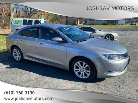 2015 Chrysler 200 for sale at Joshsav Motors in Walnutport PA