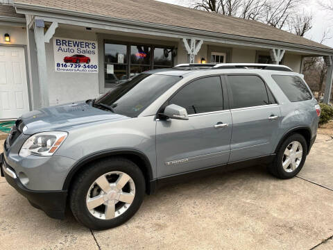 2008 GMC Acadia for sale at Brewer's Auto Sales in Greenwood MO