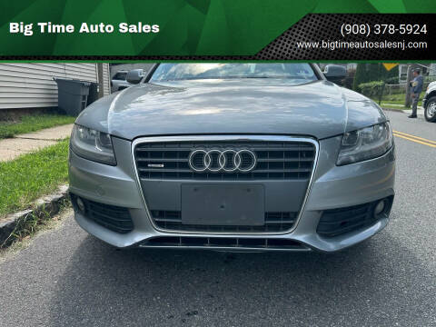 2010 Audi A4 for sale at Big Time Auto Sales in Vauxhall NJ