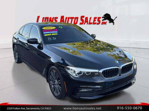 2017 BMW 5 Series for sale at LIONS AUTO SALES in Sacramento CA