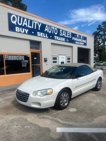 2006 Chrysler Sebring for sale at QUALITY AUTO SALES OF FLORIDA in New Port Richey FL