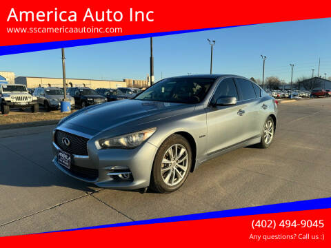 2014 Infiniti Q50 Hybrid for sale at America Auto Inc in South Sioux City NE