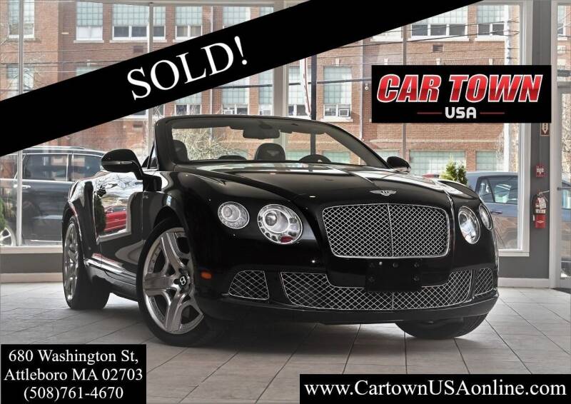 2014 Bentley Continental for sale at Car Town USA in Attleboro MA