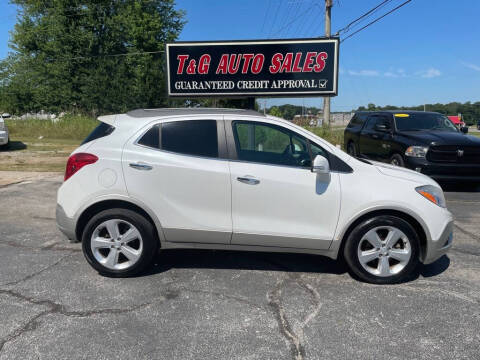 2016 Buick Encore for sale at T & G Auto Sales in Florence AL