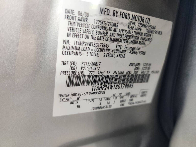 2008 Ford Taurus SEL