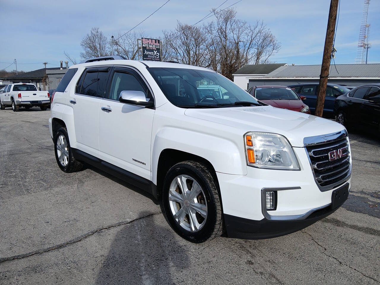 Off white 2017 GMC Terrain SLT AWD SLT 4dr SUV 1