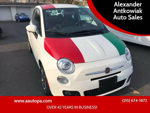 2012 FIAT 500 for sale at Alexander Antkowiak Auto Sales Inc. in Hatboro PA