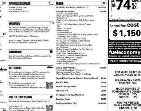 2019 Volvo S60 T8 Inscription