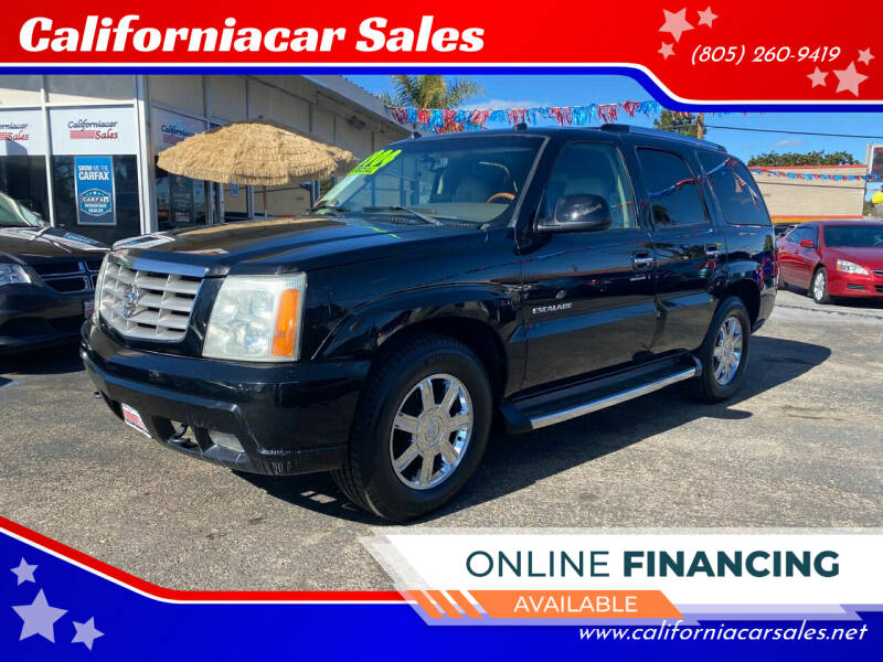 2004 Cadillac Escalade for sale at Californiacar Sales in Santa Maria CA